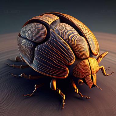 3D model Chrysolina fuliginosa (STL)